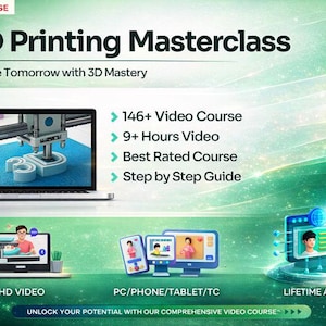 Master 3D Printing for Just Complete Step-by-Step Course!