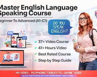 Domina el inglés hablado: de principiante a avanzado (A1–C1)
