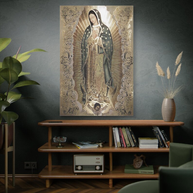 Our Lady of Guadalupe - Virgin Mary Religious Wall Art for Home ...