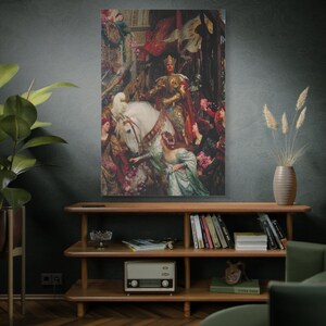 Toile musée Frank Dicksee Les deux couronnes prête à accrocher 1,25 po. de profondeur No Y-369 image 5