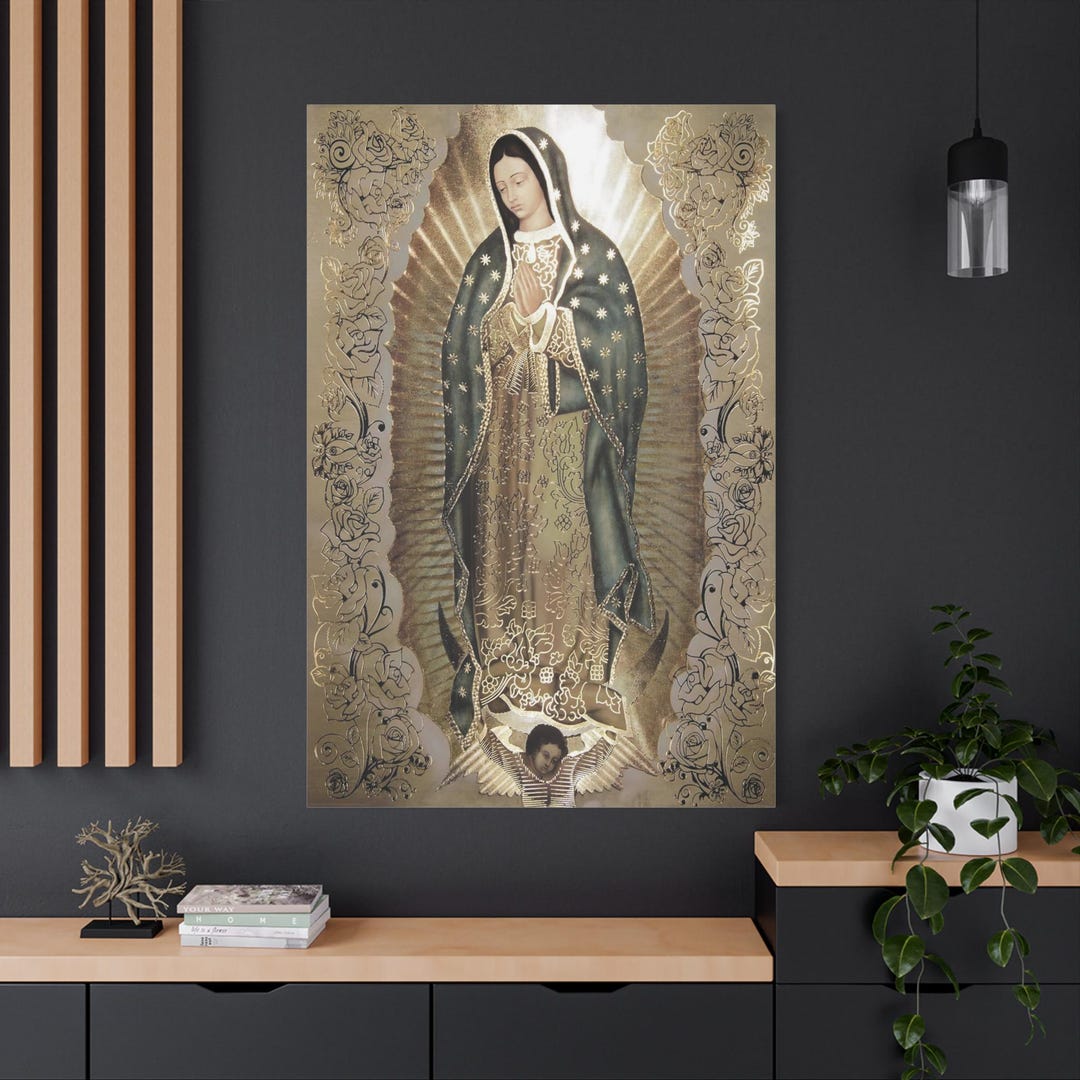 Our Lady of Guadalupe - Virgin Mary Religious Wall Art for Home ...