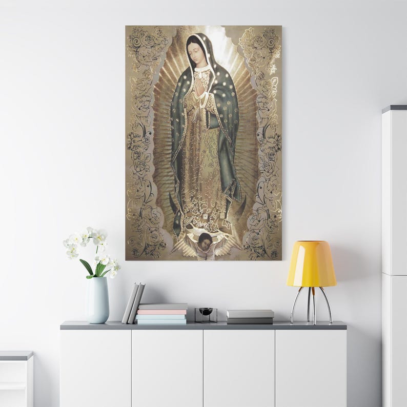 Our Lady of Guadalupe - Virgin Mary Religious Wall Art for Home ...