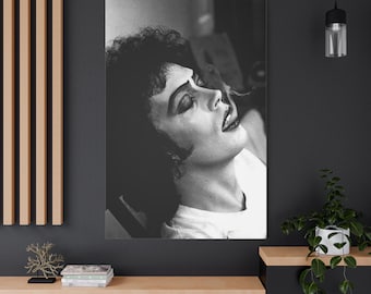 Lienzo artístico de Tim Curry, el icónico programa de televisión Rocky Horror, listo para colgar, 3,17 cm de profundidad, n.° Y-287