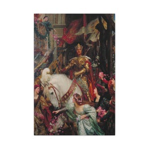Toile musée Frank Dicksee Les deux couronnes prête à accrocher 1,25 po. de profondeur No Y-369 image 2