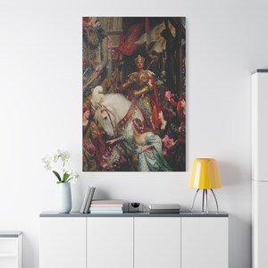 Toile musée Frank Dicksee Les deux couronnes prête à accrocher 1,25 po. de profondeur No Y-369 image 4