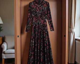 Robe femme poisson étrange Starshine - Tissu jersey bio en morelle de la nuit