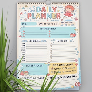 Studio Ghibli Character Daily Planner : Digital Download