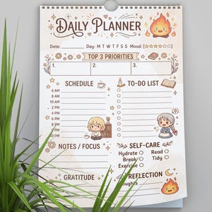 Studio Ghibli Daily Planner : Digital Download