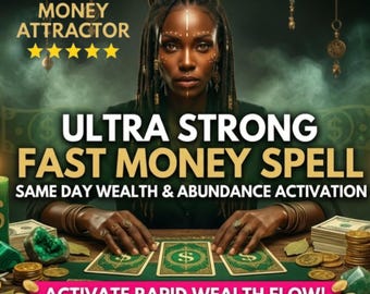 Fast Money Spell Ritual • Wealth & Prosperity Attraction • Abundance Manifestation Casting • Photo Confirmation • Same Day Ritual
