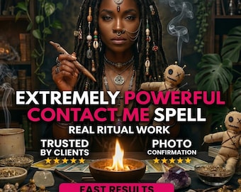 Contact Me Spell • Reopen Communication Ritual • Text Me / Call Me Love Spell • Bring Back Conversation • Personalized Casting