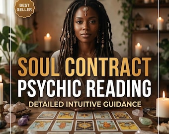 Soul Contract Psychic Reading – Past Life, Karma & Relationship Insight | Personalized PDF Reading