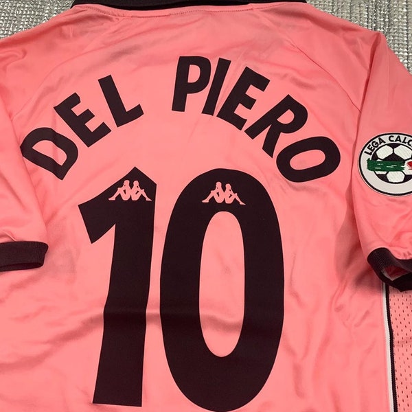 Juventus pink 1997-1998 Del Piero Zidane classic jersey