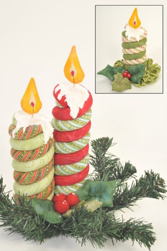 Articoli simili a CHRISTMAS CANDLES USA epattern su Etsy