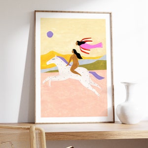 Wall art home decor, woman art print, depeapa illustration FREE WOMEN image 2