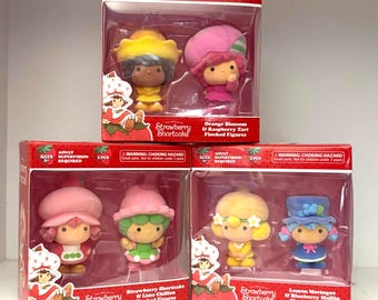 Strawberry Shortcake Flocked  Figurines