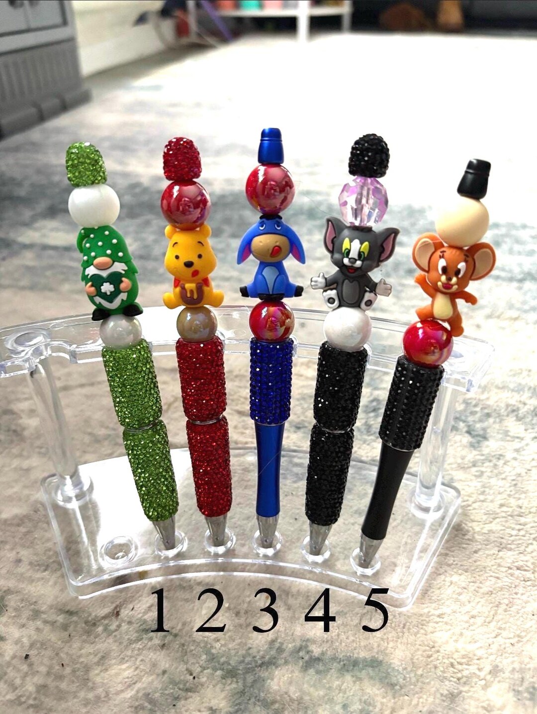 Fun Beaded Character Pens - Etsy
