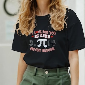 Math Teacher Gift - Pi Day T-Shirt - Shirt For Mathematicians - Nerd Sweatshirt 4.13. - Lovely Soft Cotton Maths Tee