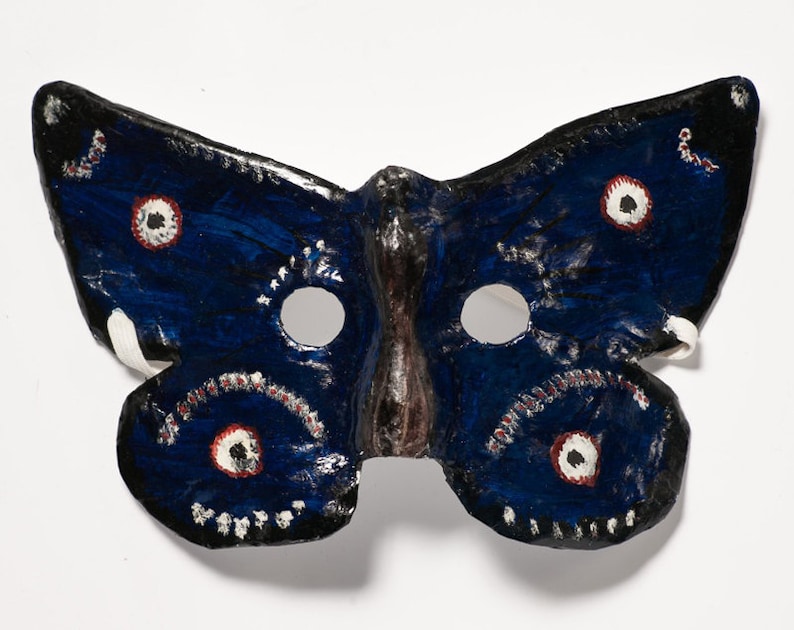Paper mache mask Butterfly mask