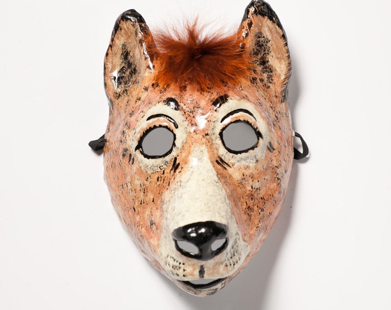 Paper mache mask Dog mask Accessories Masks u0026 Prosthetics 