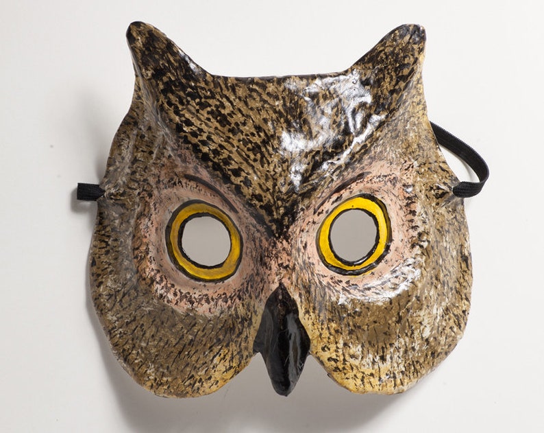 Owl paper mask