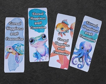 Watercolor Animal Bookmark • JW 2026 Eternal Happiness Convention Gift