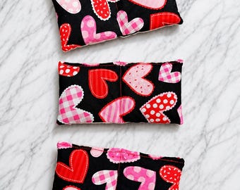 Cozy Care Package Filler | Pain Relief Warm Compress | Microwavable Rice Heating Pad 8"x4"