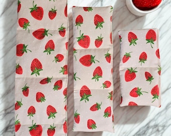 Heating and Cooling Pack | Natural Pain Relief | 100% Cotton | Hot/Cold Therapy | Reusable Rice Bag