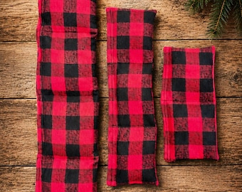 Ultra soft Shoulder and Neck wrap | 100% Cotton Flannel Microwavable Rice Bag
