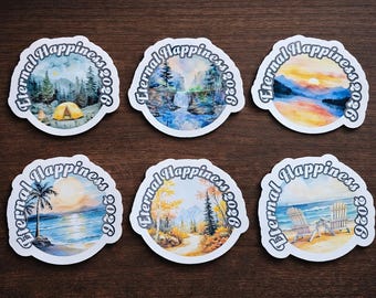 JW 2026 Eternal Happiness Convention Stickers