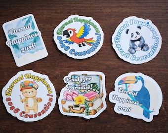 JW 2026 Eternal Happiness Convention Stickers