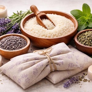 Pack chauffage et climatisation | Soulagement naturel de la douleur | 100 % coton | Thérapie chaud/froid | Sac de riz réutilisable image 9