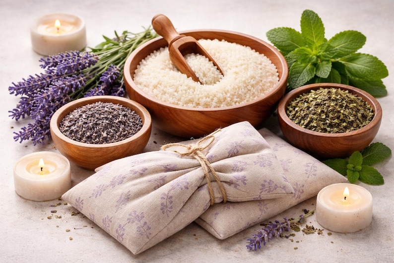 Pack chauffage et climatisation | Soulagement naturel de la douleur | 100 % coton | Thérapie chaud/froid | Sac de riz réutilisable image 9