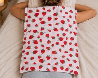 Extra Large Heating Pack | Natural Pain Relief | 100% Cotton | Hot/Cold Therapy | 20"x16" Reusable Rice Bag