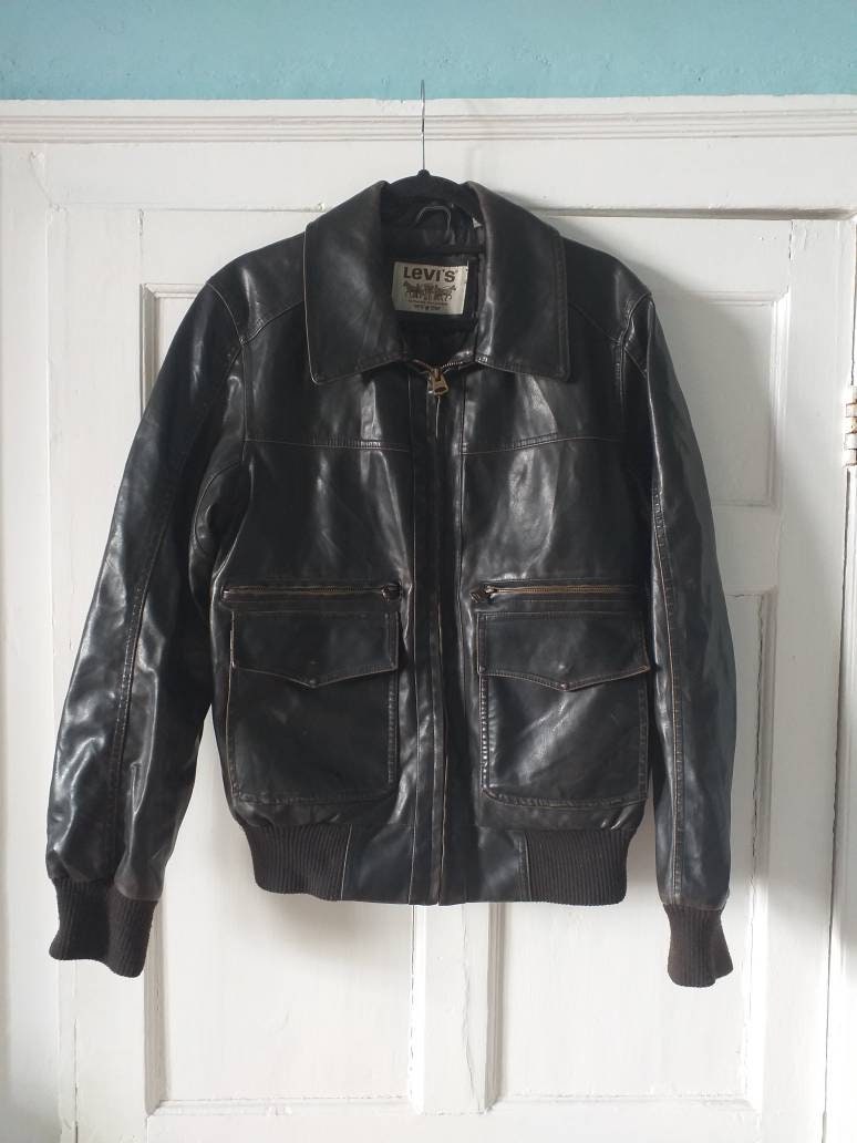 levis leather jacket