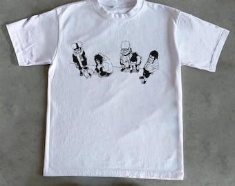 Anime Inspired Shirt, Vintage Streetwear Manga Tee, Ninja Graphic