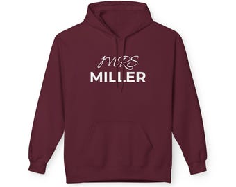 Individuell geprägter Braut-Hoodie, Rundhalsausschnitt „Zukünftige Frau“, Verlobungsgeschenk für die Braut, Pullover für den Junggesellinnenabschied, individueller 3D-Pullover „Frau“