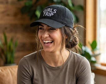 Personalisierte Vintage-Baseballkappe, individuell bestickte Dad-Cap, Monogramm-Cap, Gastgeschenk für den Junggesellinnenabschied, Geschenk für die Brautjungfernanfrage