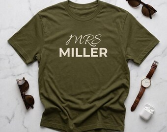 Personalisiertes T-Shirt mit Namensschriftzug | Individuelles Namens-T-Shirt