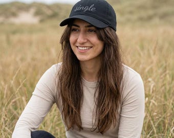 Gorra con un solo bordado / gorra de béisbol con efecto lavado costero