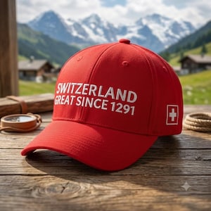 Die Schweiz ist seit 1291 großartig Bestickte Baseball-Mütze