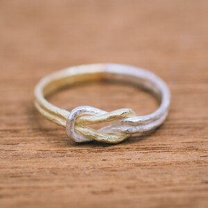 Enmusubi ring - Knot ring - Japanese knot - Symbolic ring - 18k ring - thin ring - Japanese ring - Wedding rings - ethical gold