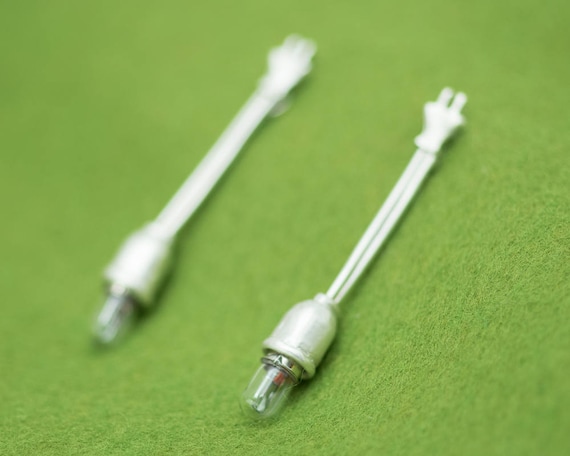 Light Up earrings - glass bulb earrings - light socket - silver earrings - Gift for her -  - Non-allergenic - Hypo-allergenic
