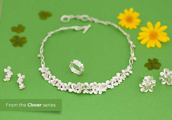 Four Leaf Clover Bracelet - Three Leaf & Four Leaf Clovers