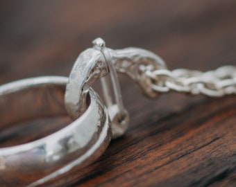 Ring Holder pendant - pendant for holding ring - tools for rings - Ring bail - Ring bale
