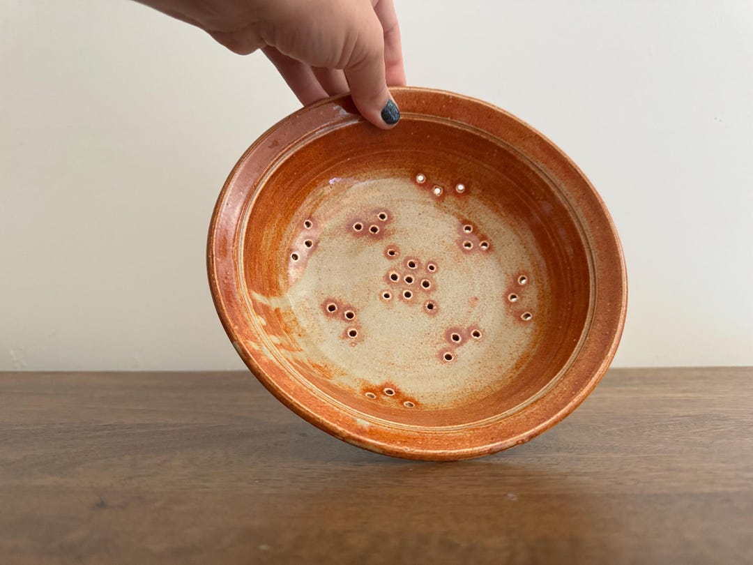 Vintage Studio Pottery Ceramic Colander - Etsy Australia