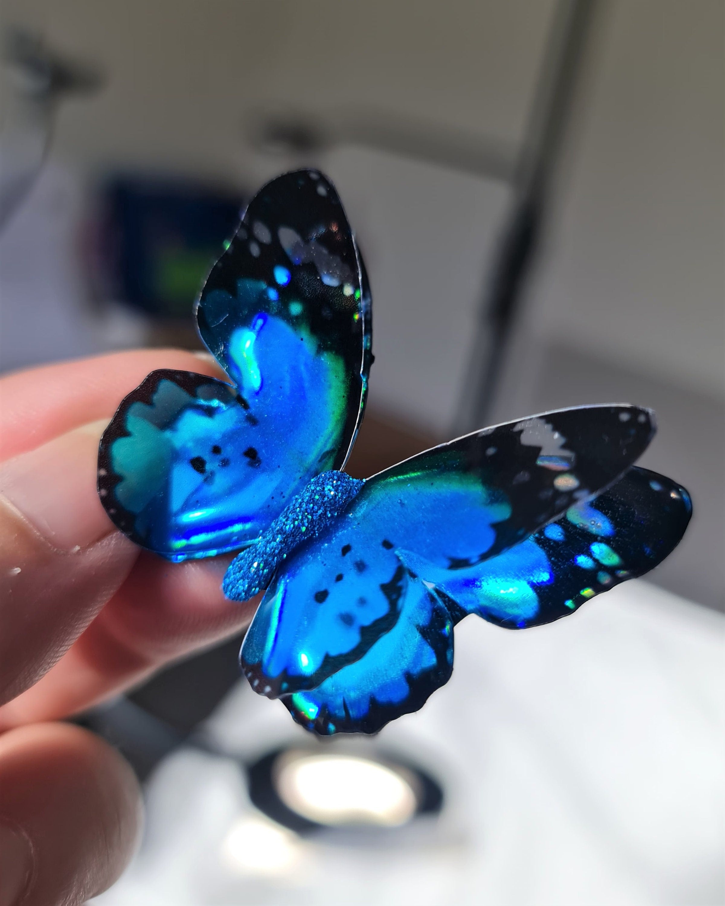 Blue Butterfly Glow Pins - Etsy