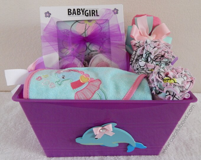 Under the Sea Baby Shower Premium Gift Basket / Sea Baby Shower Theme / Beach Baby Shower / Baby