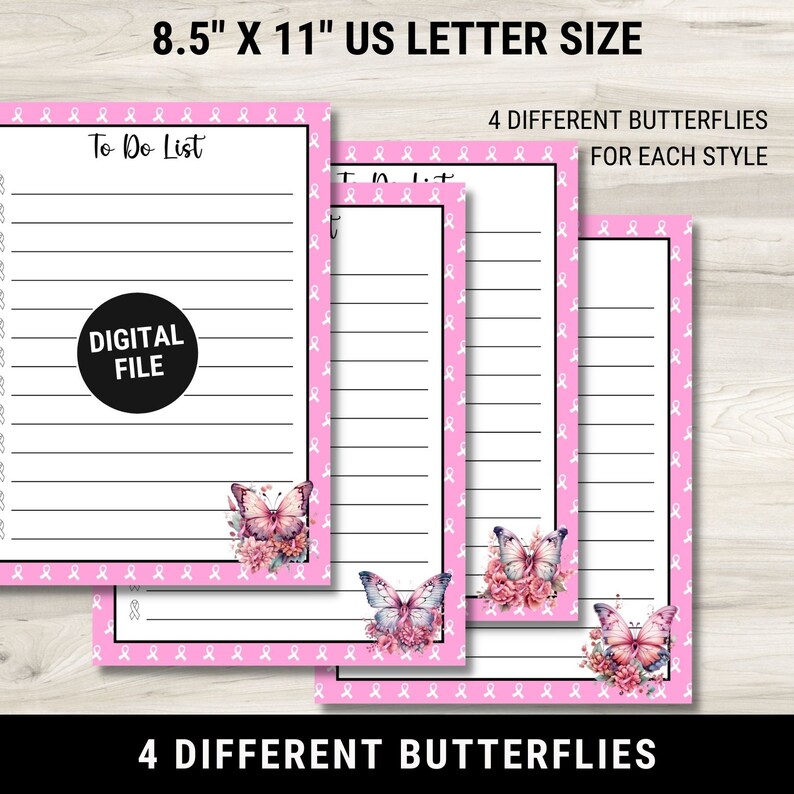 Breast Cancer Stationary, Breast Cancer Supporter, Breast Cancer ...