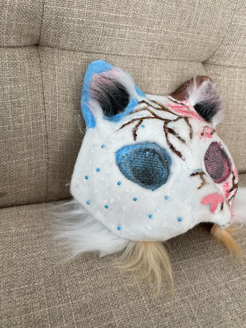 Spring/winter Cat Mask - Etsy