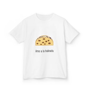 ALGODÓN GRUESO Camiseta de Niños Honduras Amo a la baleada